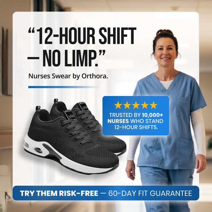 Orthora Pro – Schuhe zur Schmerzlinderung bei Fersen- und Plantarfasziitis
