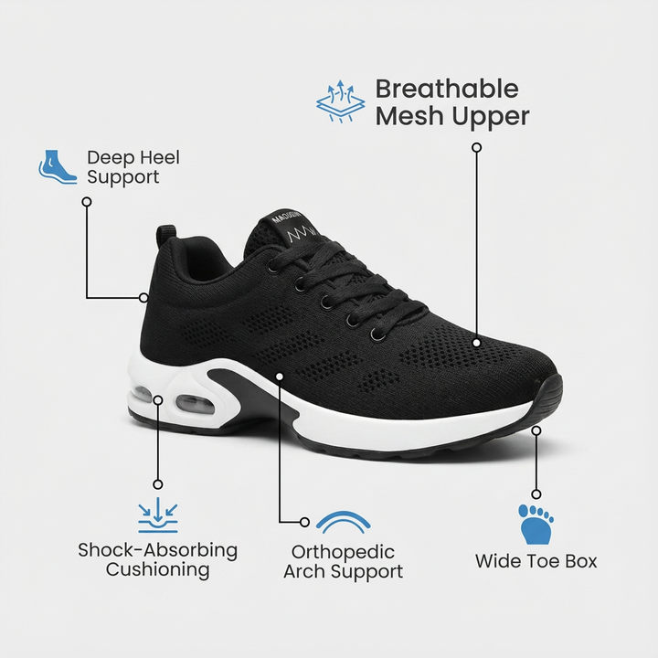 Orthora Pro – 12-Stunden-Schuh für Erleichterung bei Fersen- und Plantarfasziitis (Unisex)