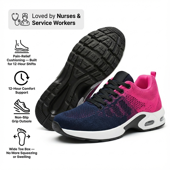Orthora Pro – 12-Stunden-Schuh für Linderung von Fersen- und Plantarfasziitis (Unisex)