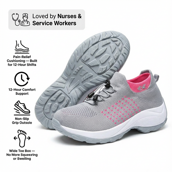 ShiftPro – 12-Stunden Komfortschuhe für Linderung von Fersen- und Plantarfasziitis
