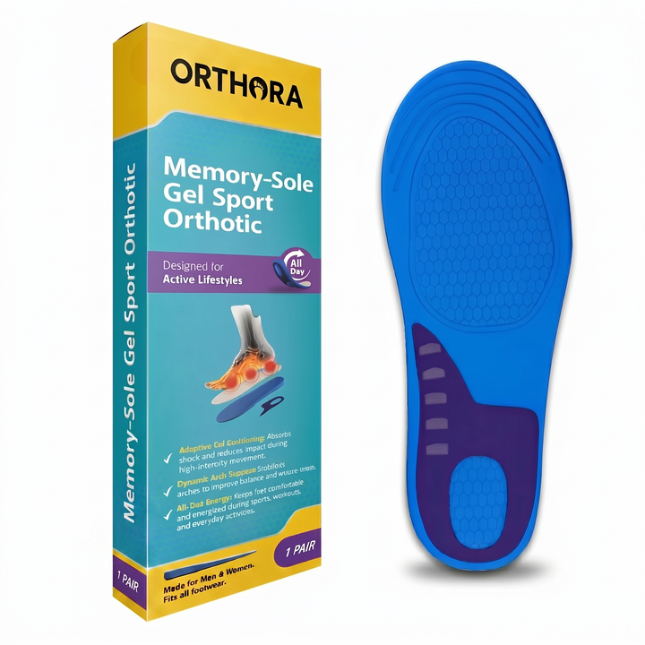 Memory-Sole Gel Sport Orthopädische Einlagen