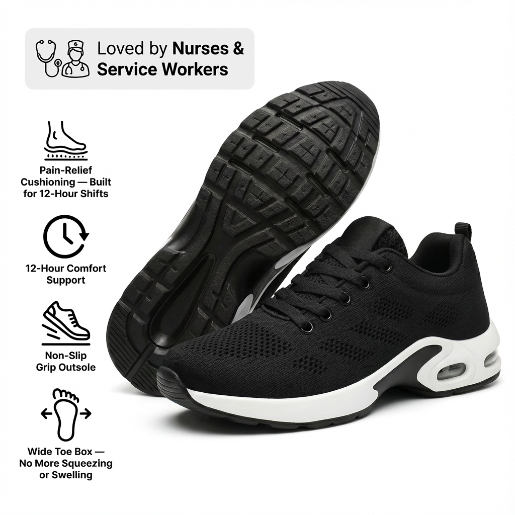 Orthora Pro – 12-Stunden-Schuh für Linderung von Fersen- und Plantarfasziitis (Unisex)