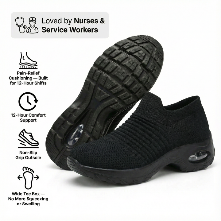 Atmungsaktive Schnürsenkellose Stretch-Schuhe (BOGO)