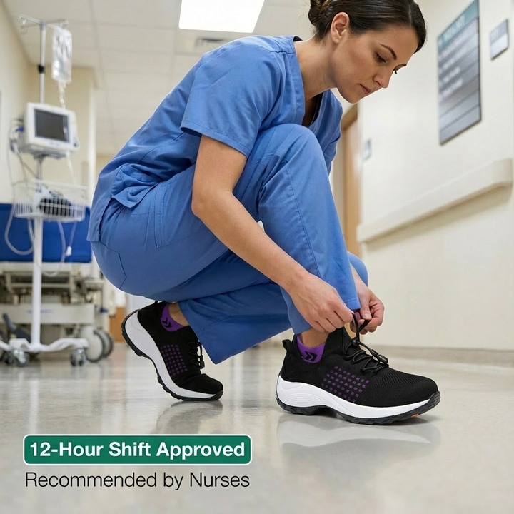 ShiftPro – 12-Stunden Komfortschuhe zur Linderung von Fersen- und Plantarfasziitis (BOGO)