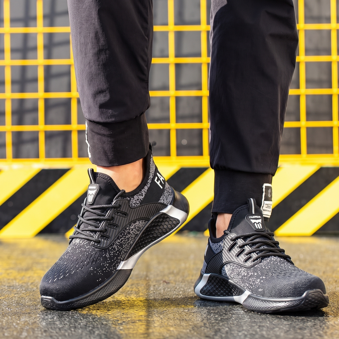 Verstärkte Sicherheits-Stahlkappenschuhe