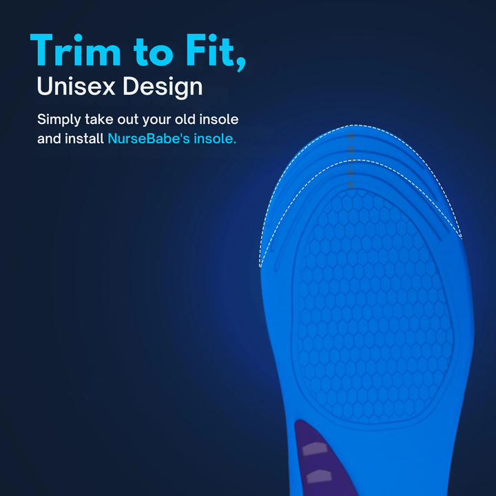 Memory-Sole Gel Sport Orthopädische Einlagen